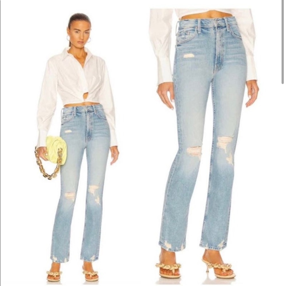 MOTHER SUPERIOR NWT High Waisted Rider Skimp Jeans